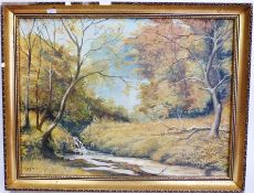 F A Gillott (20th century) Two oils on board Landscapes,  together with Cairney (20th century)