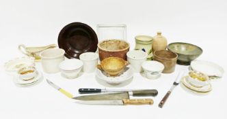 Three boxes of various  French vintage ceramics and  other chinaware