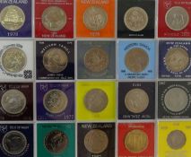 Box of commemorative mainly Isle of Man and England