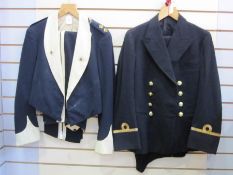 Armed Forces Uniforms in varying condition to include Royal Corps of Transport jacket and trouser.