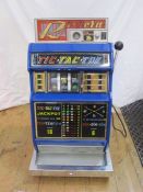 Retro Aristocrat Jubilee Riviera Tic-Tac-Toe slot machine. In working order and keys included. Works