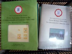 Philateley - CorinPhila  catalogues 2017, 2020, 2021 etc. ( box)