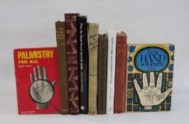 Large collection on books on palmistry hand-reading, to include:- Phanos  