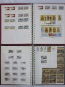 Box of nine albums of Channel Island, New Zealand and USA, some better mounted (1 box)  Condition