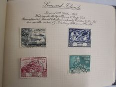 Two printed albums for KGV silver jubilee complete used, 1949 UPU colourised sets, mostly mounted