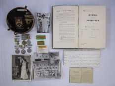 Collections of medals, photographs and journals belonging to Lt Commander A L Cawston, Royal Navy,