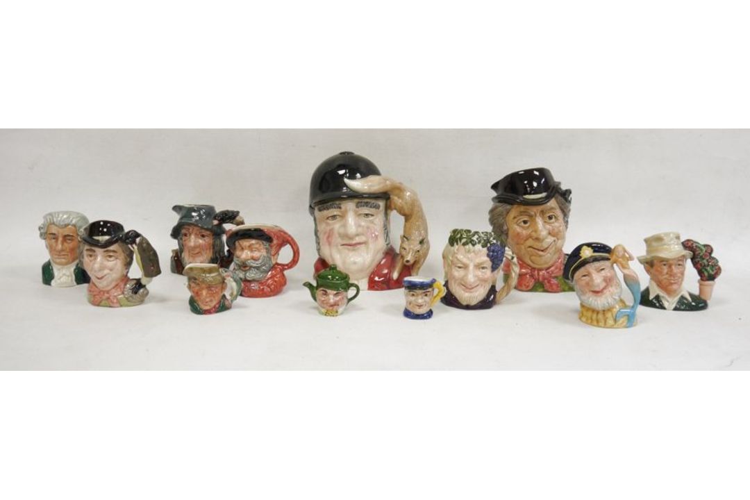 Royal Doulton character jugs to include 'The Walrus & Carpenter' D6600, 'Gone Away' D6531, miniature - Image 1 of 5