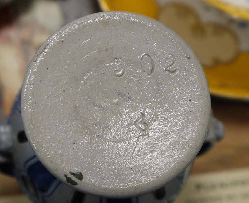 Collection of assorted pottery and porcelain, various marks, including two T.G. Green Cornishware - Image 9 of 10