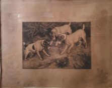 Frank Paton  Three original etchings  