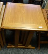 20th century teak nest of three coffee tables