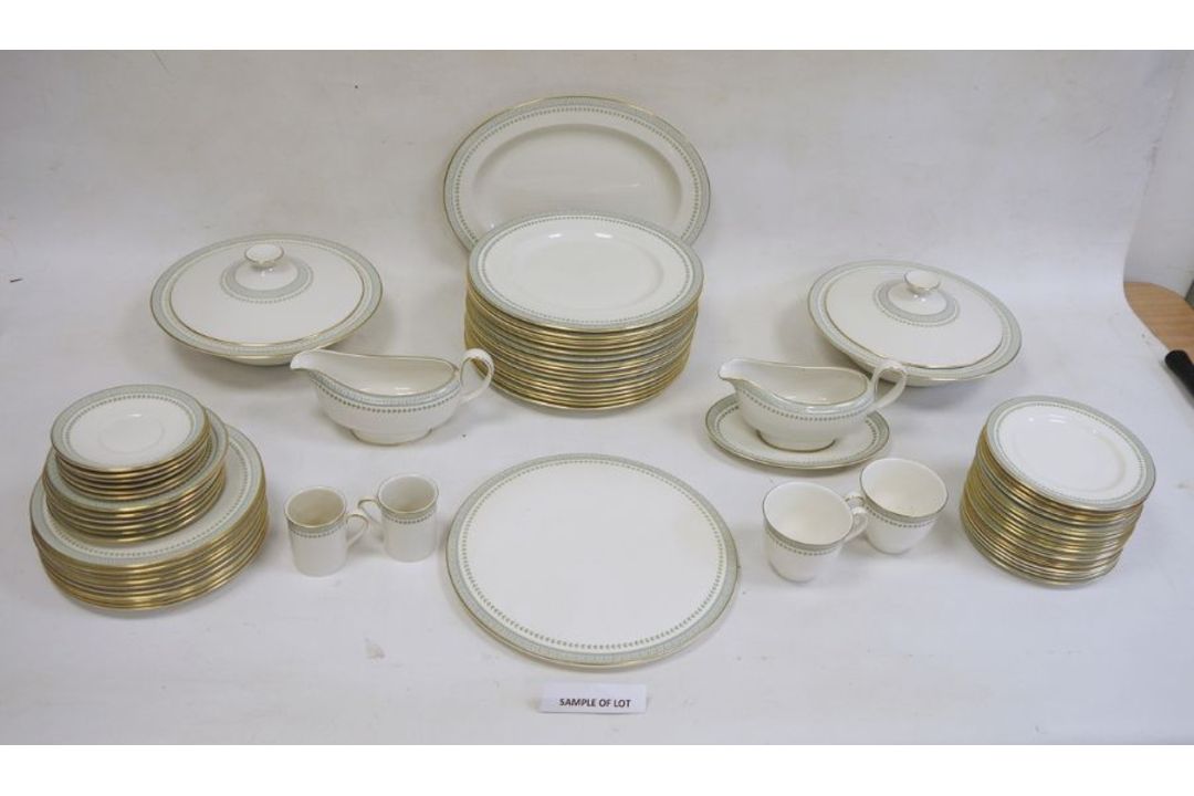 Royal Doulton Berkshire pattern part tea and dinner service, 20th century, printed black marks, - Image 2 of 4
