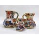 Three Masons ironstone hydra jugs in sizes, 19th century, printed blue marks, printed and painted in - Image 1 of 2