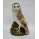 Bretby pottery model of a barn owl, 20th century impressed Bretby England 1317 to base, - Image 1 of 2