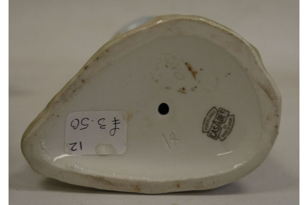 Collection of Spanish porcelain figures, printed and impressed marks, including a Nao figure of a - Image 4 of 5