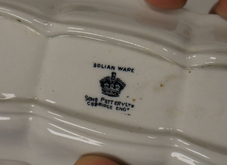 Collection of English and continental Art Deco-style pottery and porcelain, various printed marks, - Image 3 of 11
