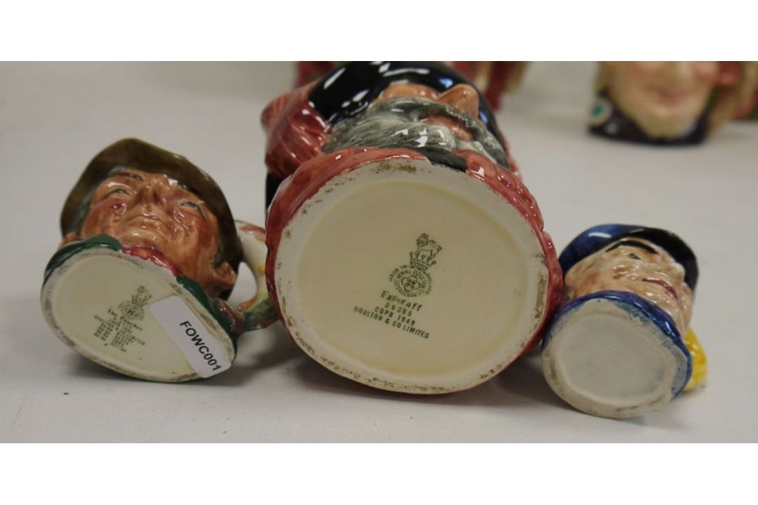 Royal Doulton character jugs to include 'The Walrus & Carpenter' D6600, 'Gone Away' D6531, miniature - Image 3 of 5