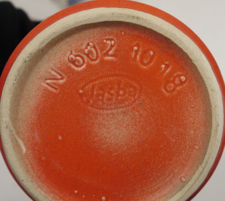 Collection of English and continental Art Deco-style pottery and porcelain, various printed marks, - Image 8 of 11