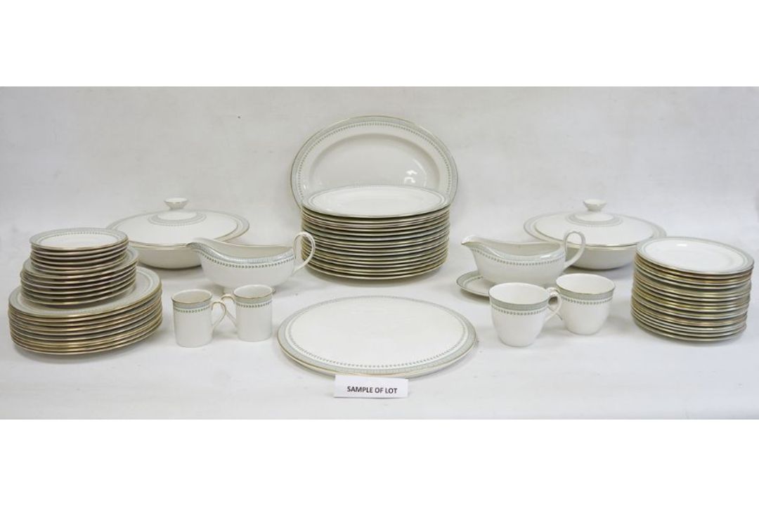 Royal Doulton Berkshire pattern part tea and dinner service, 20th century, printed black marks, - Image 1 of 4
