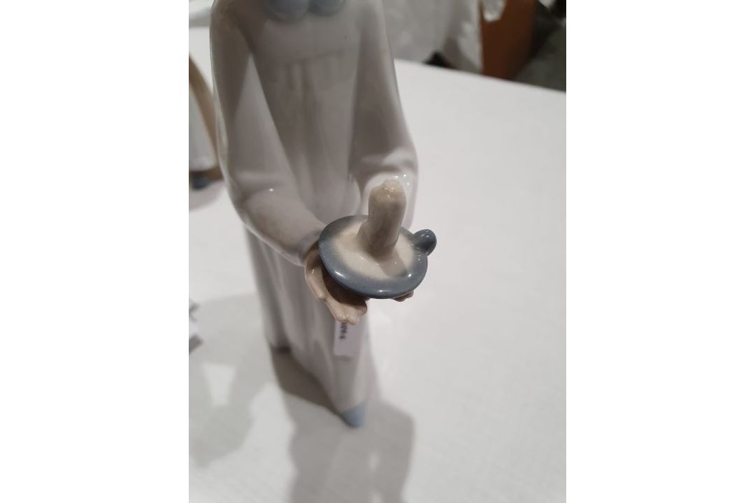 Six Lladro figures of girls, printed blue and impressed marks, including a figure of a girl and a - Image 4 of 5