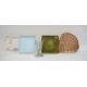 Poole pottery trays, arts and crafts style copper tray and a 19th century faceted glass (5)Condition - Image 1 of 11