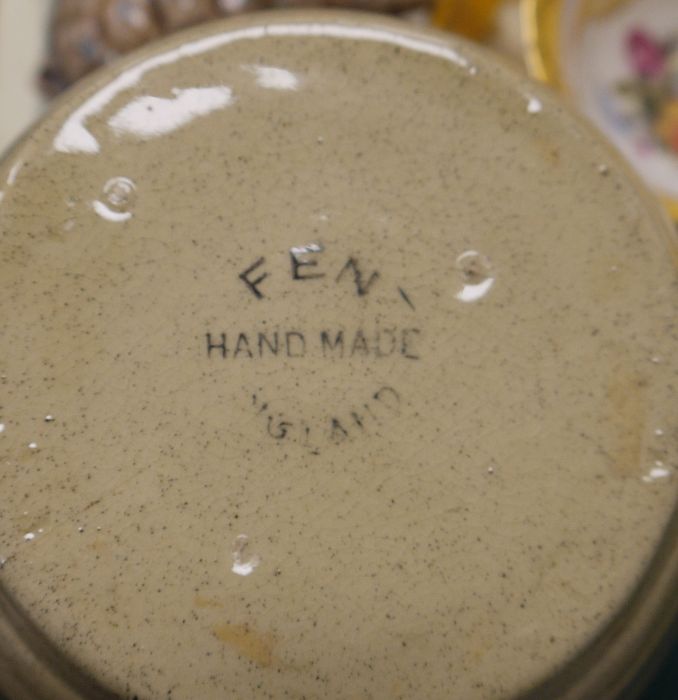 Collection of assorted pottery and porcelain, various marks, including two T.G. Green Cornishware - Image 6 of 10