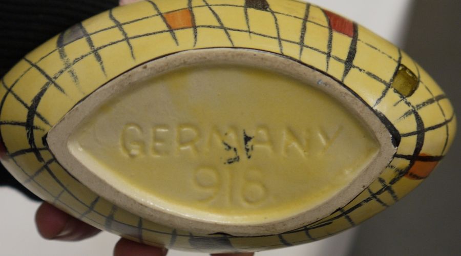 Collection of English and continental Art Deco-style pottery and porcelain, various printed marks, - Image 7 of 11