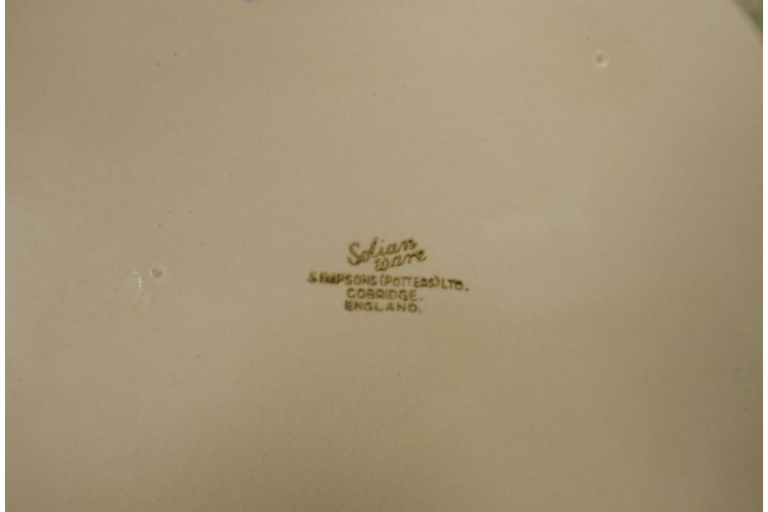 Large collection of Soho Pottery Solian Ware hat wall pockets, circa 1930 and later, printed - Image 2 of 4