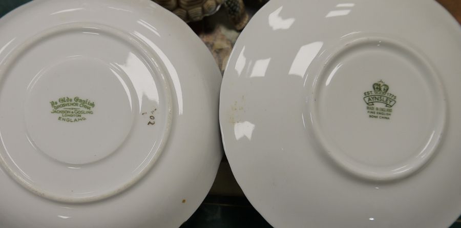 Collection of assorted pottery and porcelain, various marks, including two T.G. Green Cornishware - Image 5 of 10