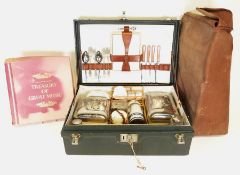 Picnic hamper and Readers Digest Treasury of Great Music LPsCondition ReportItems have surface