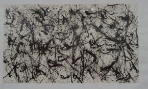 After Jackson Pollock Print 