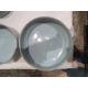 Poole pottery 'Delphis' circular plate, abstract turquoise multi-coloured with red border and - Image 19 of 19