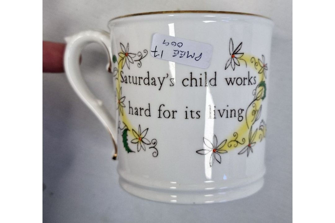 Royal Worcester 'Sabbath Day' figure, no.3256, another 'Saturday's Child' 3262, Royal Worcester - Image 4 of 6