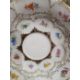 Set of eight Meissen coffee cups and saucers, each with scalloped everted rim, painted with pansy, - Image 17 of 19