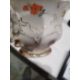 Set of eight Meissen coffee cups and saucers, each with scalloped everted rim, painted with pansy, - Image 6 of 19