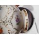 Set of eight Meissen coffee cups and saucers, each with scalloped everted rim, painted with pansy, - Image 12 of 19