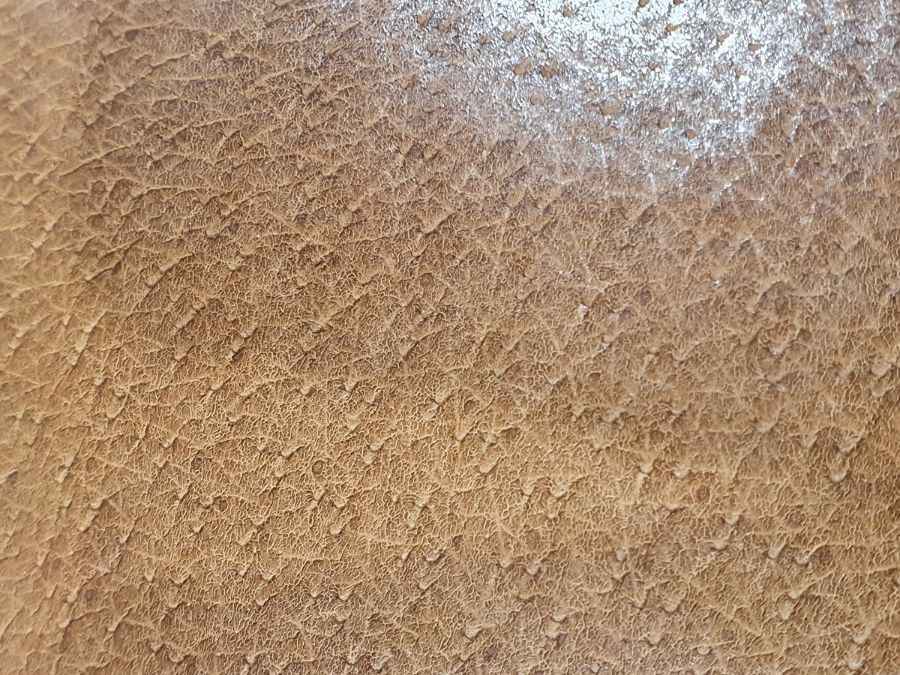 One large brown leather suitcase initialled 'J.C.E' with accompanying dust jacket (36cm x 56cm x - Image 7 of 7