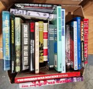 Militaria, quantity of modern hardback  books to include 