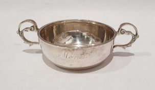 Silver presentation quaiche, inscribed ‘Mona’, Birmingham 1933