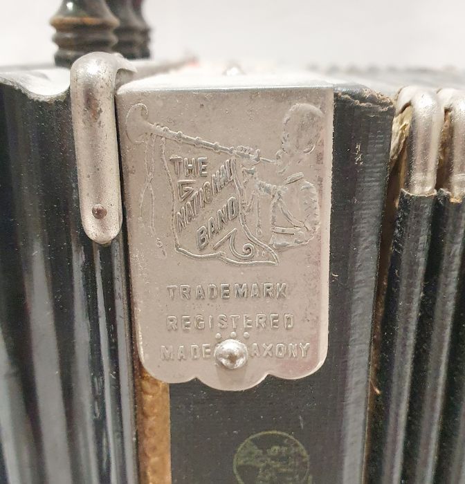 Two parts to a D'almaine clarinet, Posetti (German) recorder, 'The national Band' Saxony wooden - Image 2 of 6