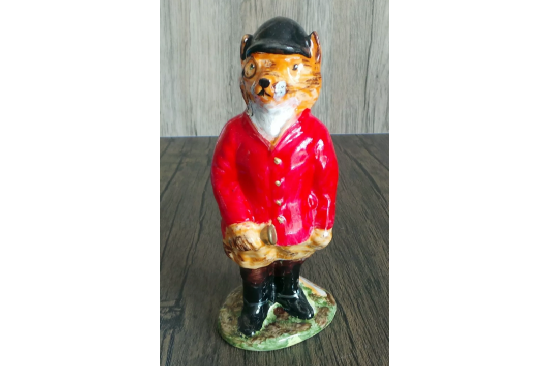 Limited edition (13/14) Anita Harris 'Foxy Gent'. One of only 14 produced,  gold signed to base. - Image 1 of 2
