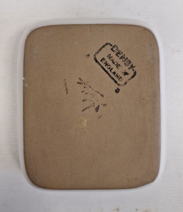 Portmeirion Susan Williams-Ellis coffee set for eight, gilt Greek key on a brown/black ground, Denby - Image 2 of 4