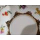 Set of eight Meissen coffee cups and saucers, each with scalloped everted rim, painted with pansy, - Image 16 of 19