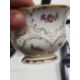 Set of eight Meissen coffee cups and saucers, each with scalloped everted rim, painted with pansy, - Image 9 of 19