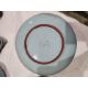 Poole pottery 'Delphis' circular plate, abstract turquoise multi-coloured with red border and - Image 16 of 19
