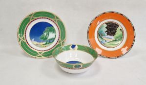 Royal Worcester Art Deco collection 'Lazy Days' bowl, in box and Royal Worcester Art Deco collection
