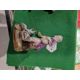 19th century Meissen figure of boy feeding ducks, on gilt scroll decorated circular base, 12cm - Image 8 of 14