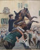 Reproduction map of Eastern Asia and map of Oxfordshire  After G Havell  Engraving 