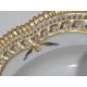 Royal Copenhagen 'Flora Danika' plate 'Iris Spuria L', no.3526 with pierced gilt serrated border, - Image 8 of 8