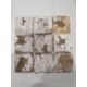 14 blue and white delft tiles, each of two figures, within circle to include wrestling and - Image 2 of 5