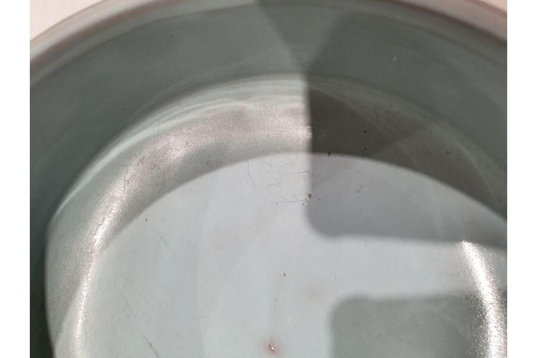 Poole pottery 'Delphis' circular plate, abstract turquoise multi-coloured with red border and - Image 13 of 19